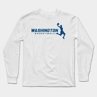 Retro Washington Basketball Club Long Sleeve T-Shirt